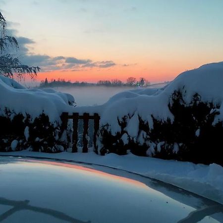 Au Chalet Bain Nordique neuf indépendant calme assuré Haselbourg Esterno foto